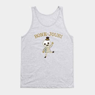 Bone-Jour! - Bone Pun, Gift For Orthopedic Surgeon Tank Top